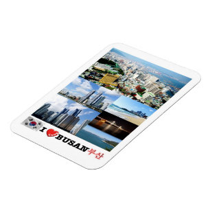 Íman Busan - Coreia do Sul - Eu Amo - Magnet