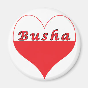 Íman Busha Polonês Heart