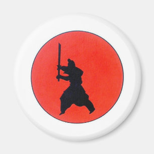 Íman Bushido Japonês Do Guerreiro Ninja Magnet