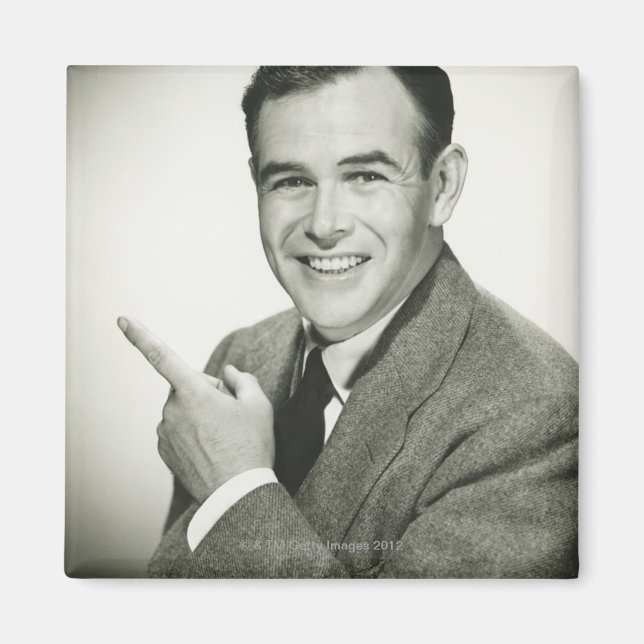 Íman Businessman Pointing (Frente)
