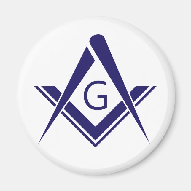 Íman bússola freemason guild mason (Frente)
