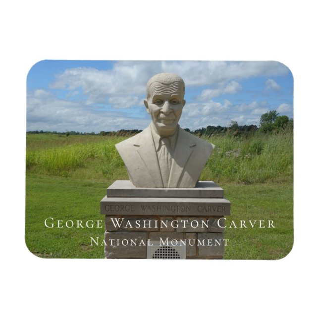 Íman Busto de George Washington Carver, Carver Trail (Horizontal)