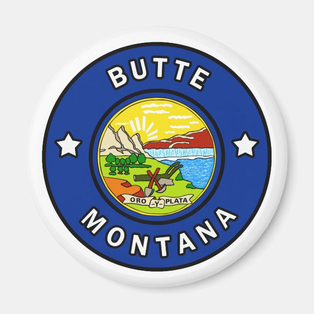 Íman Butte Montana (Frente)
