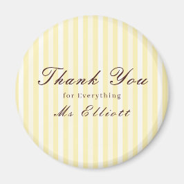 Íman Buttercup - Personalised Thank You Teacher Magnet
