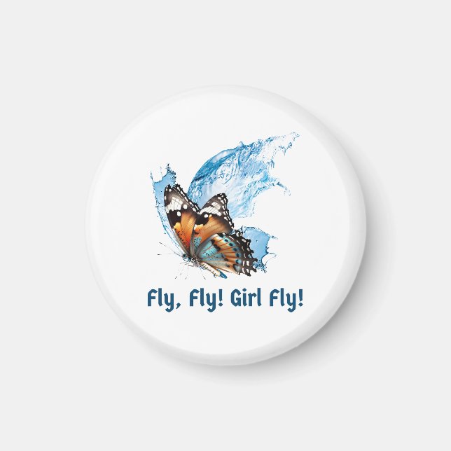 Íman Butterfly (Frente)