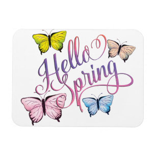 Íman Butterfly Hello Primavera