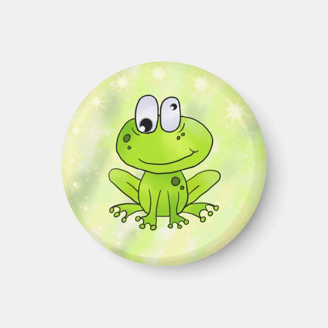 Íman Buttons, lustiger Frosch (Frente)