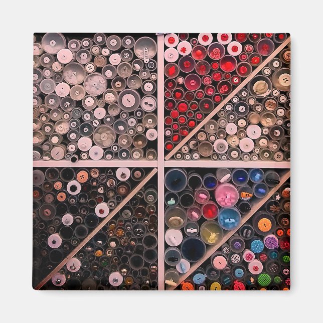 Íman Buttons , no mercado de Durham (Frente)