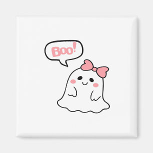 Íman Buu! Boo Fofo Minimalista Limpo