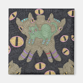 Íman Buutterfly Cat Com Olhos