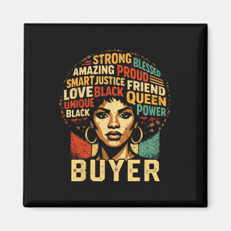 Íman Buyer Black History Month Powerful Black Pride Art