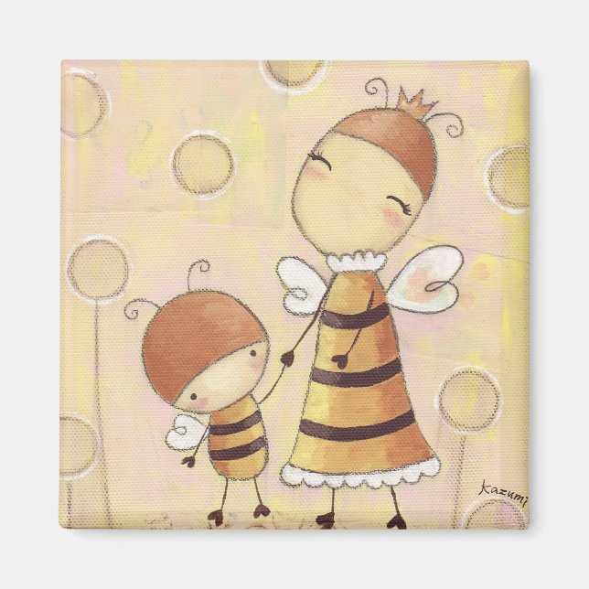 Íman Buz-buz e Mama Magnet (Frente)