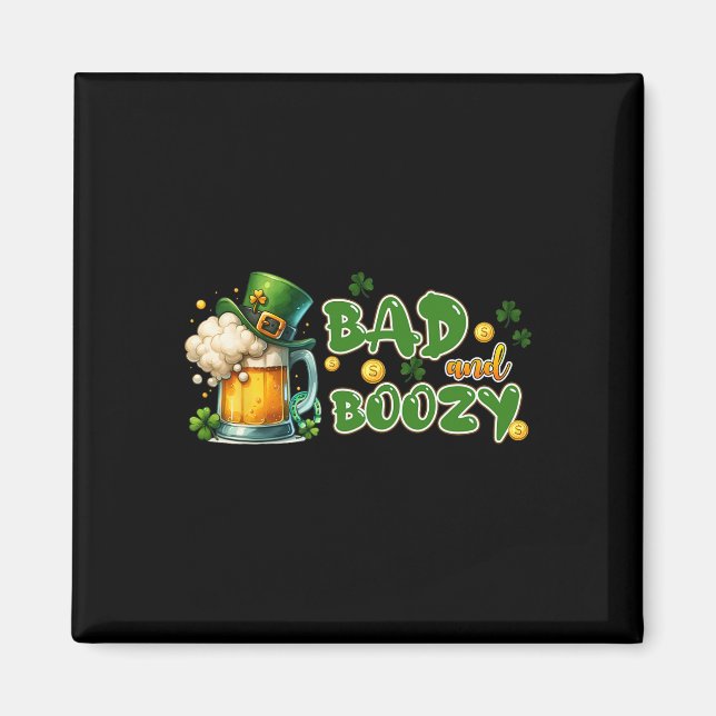 Íman Byd E Boozy Dia de São Patrício Curiosamente Paddy (Frente)