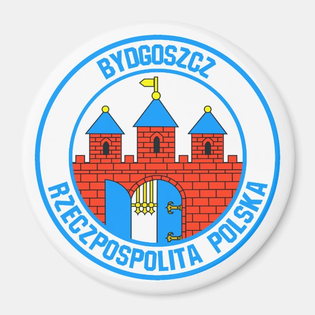 Íman Bydgoszcz Round Emblem (Frente)