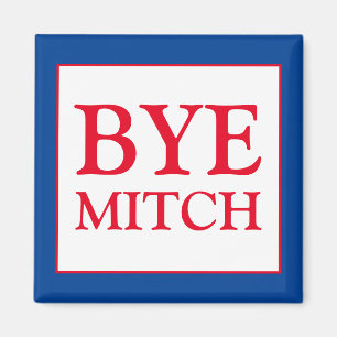 Íman Bye Mitch McConnell Senate Votar Eleição Azul