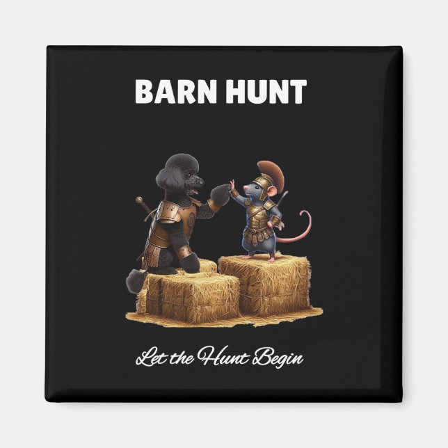 Íman Byrn Hunt Lover - Rato Do Guerreiro E Poodô Negro (Frente)