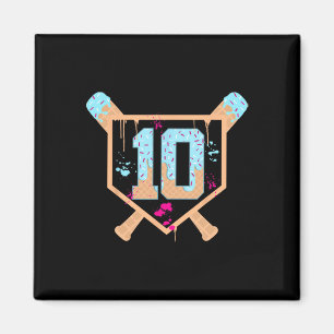 Íman Bysebyll 10 Anos de Idade Sorvete Drip 10º Anivers