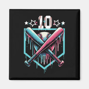 Íman Bysebyll Drip 10º Aniversário Meninos Número 10 Ju