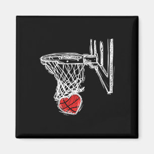 Íman Bysketbyll Dia de os namorados Love Heart Hoops Ro