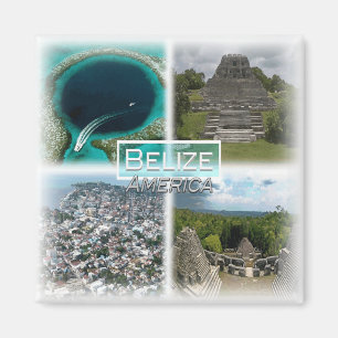 Íman BZ0011 America, Belize, Excelente Blue Hole, Fridg