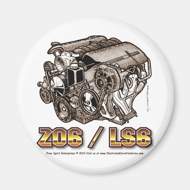 ÍMAN C5 Z06 LS6 (Frente)