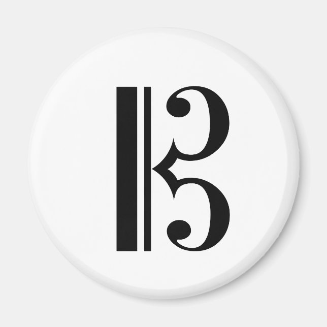 Íman C-Clef Magnet (Frente)