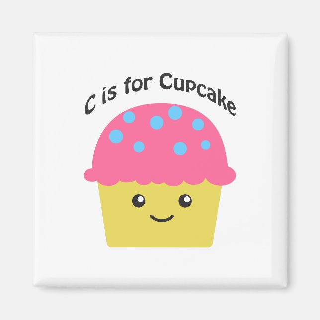 Íman C é de Cupcake (Frente)