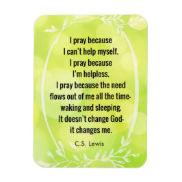 Íman C.S. Lewis Prayer Poem Magnet