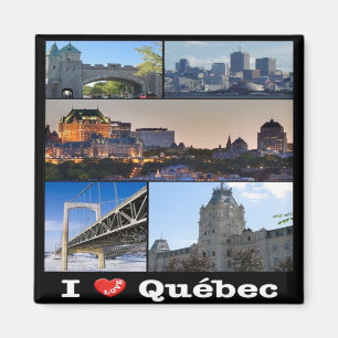 Íman CA - Canadá - Quebec - I Love