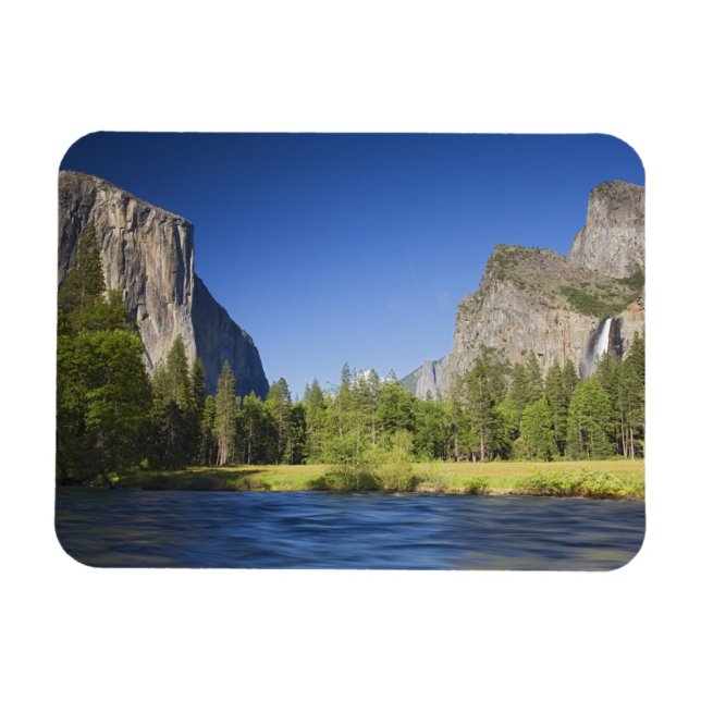 Íman CA, Parque Nacional de Yosemite, vista do vale com (Horizontal)