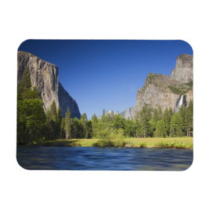 Íman CA, Yosemite NP, vista do Vale com El Capitan,