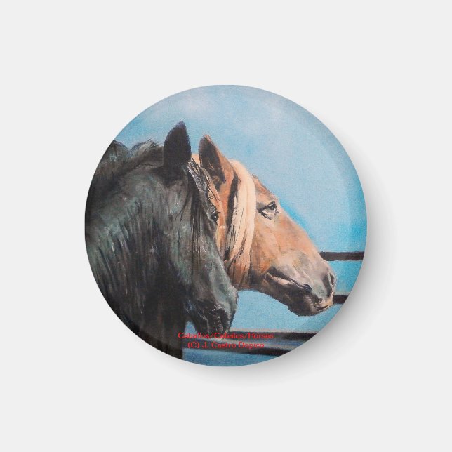 Íman Caballos/Cabalos/Cavalos (Frente)