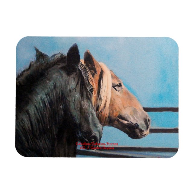 Íman Caballos/Cabalos/Horses (Horizontal)