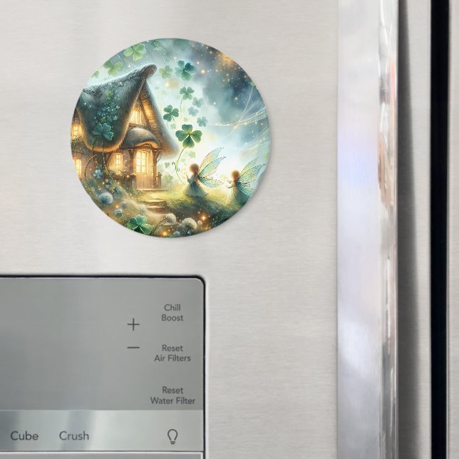 Íman Cabana de Fada do Trevo Luz (In Situ (Fridge))