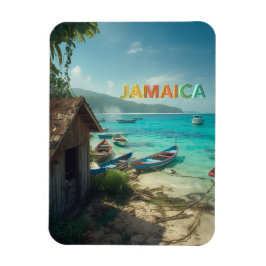 Íman Cabana de pesca e pequenos barcos