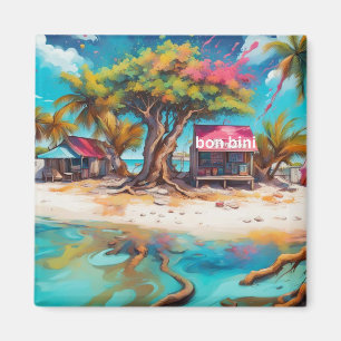 Íman cabana de praia em bonaire