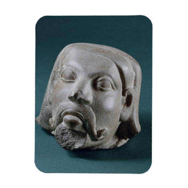 Íman Cabeça de arenito de um estrangeiro, Sarnath, 3º (Vertical)