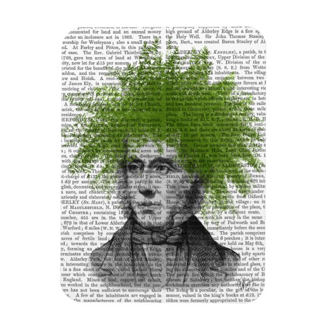 Íman Cabeça de Asparagus Fern (Vertical)