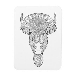 Íman Cabeça de Bull do estilo