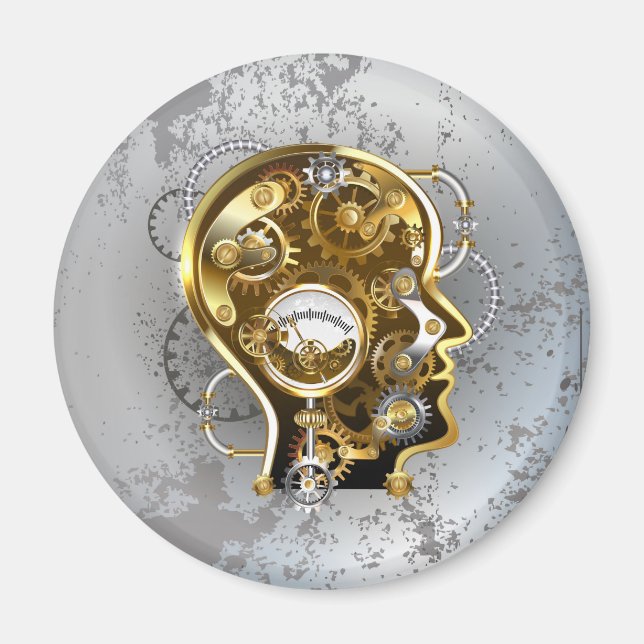 Íman Cabeça de galo com manômetro (Frente)