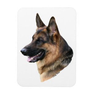 Íman Cabeça de german shepherd Cachorro Magnético