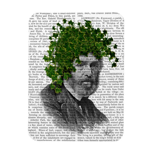 Íman Cabeça de Ivy Head Plant (Vertical)