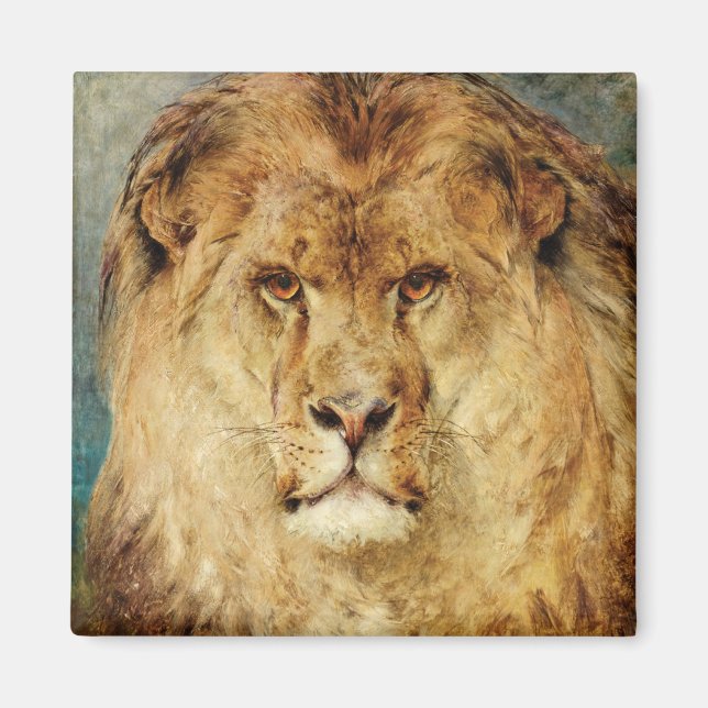 Íman Cabeça de Leão (por Heywood Hardy) (Frente)