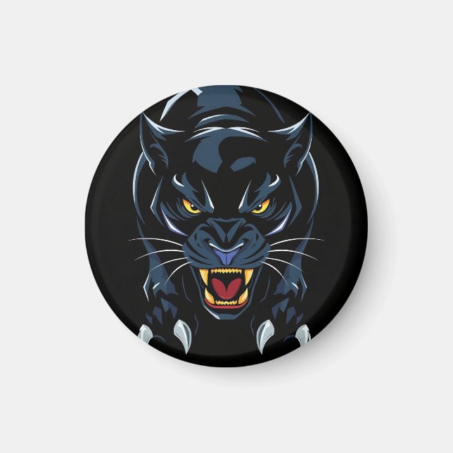 Íman Cabeça de pantera negra (Frente)
