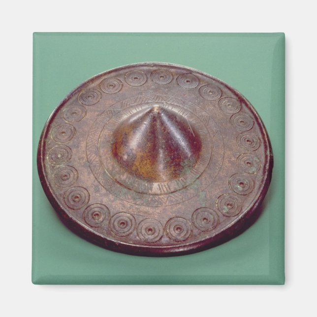 Íman Cabeça de pino incrustada, da Irlanda, c.700 BC (Frente)