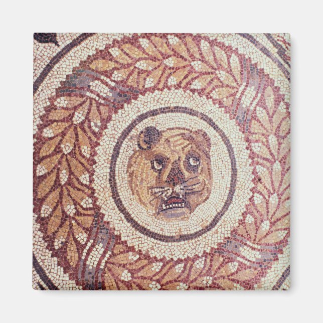 Íman Cabeça de Tiger, mosaico romano, início do século  (Frente)