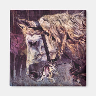 Íman Cabeça de um Cavalo por Giovanni Boldini, Arte Ant