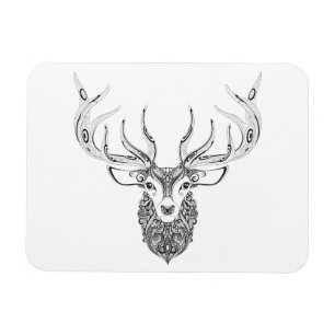 Íman Cabeça Horned inspirada dos cervos