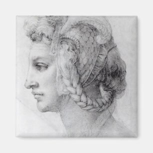 Íman Cabeça ideal de uma mulher, c.1525-28