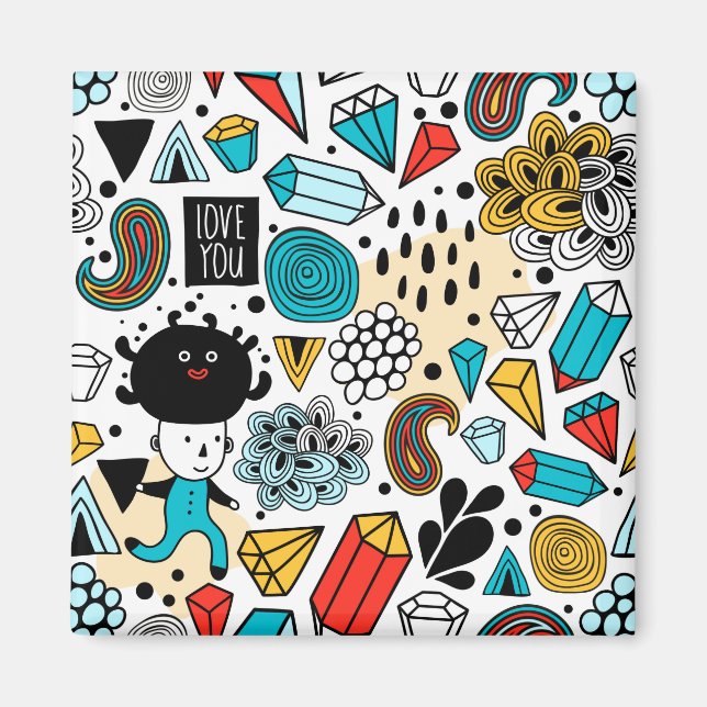 Íman Cabeça louca (Frente)